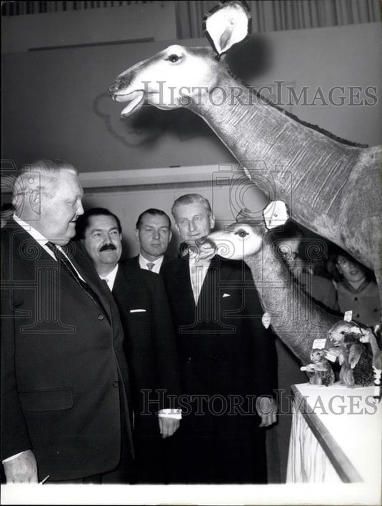 Press Photo Germany, Prof. Erhard &Bavarian Schedl - Historic Images