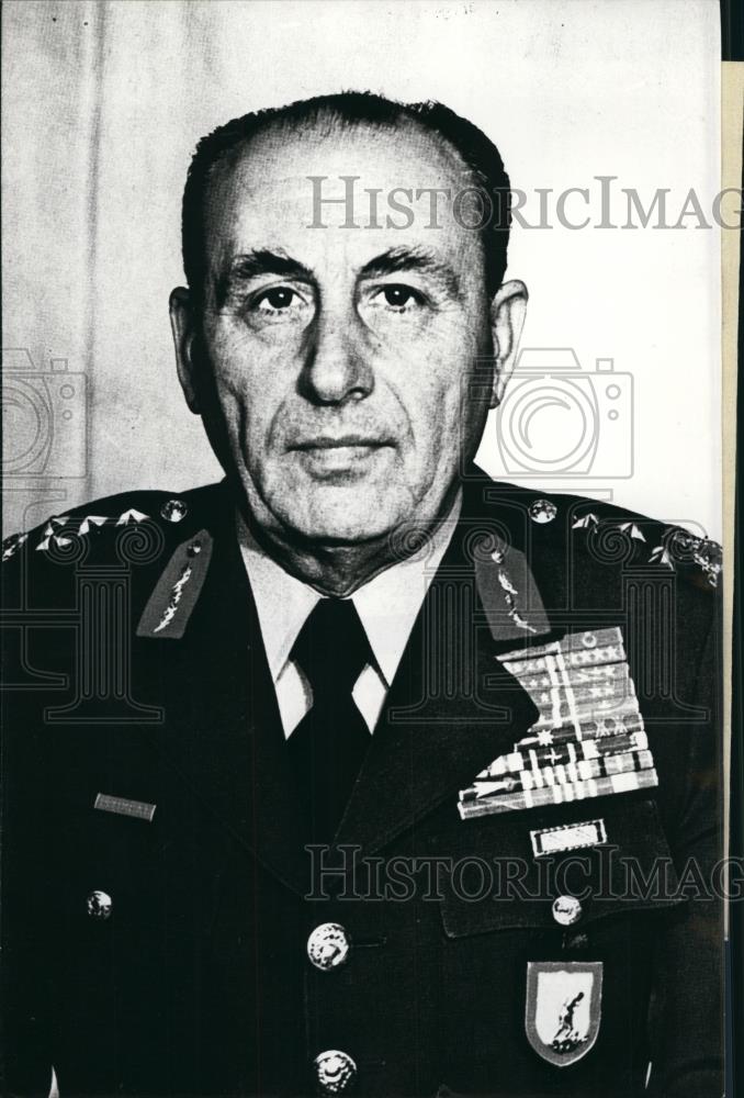 Press Photo General Nurettin Ersin - Historic Images