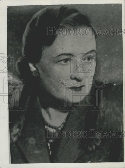 1953 Press Photo Mrs Elena Malenkov wife of the Russian Dictator - Historic Images