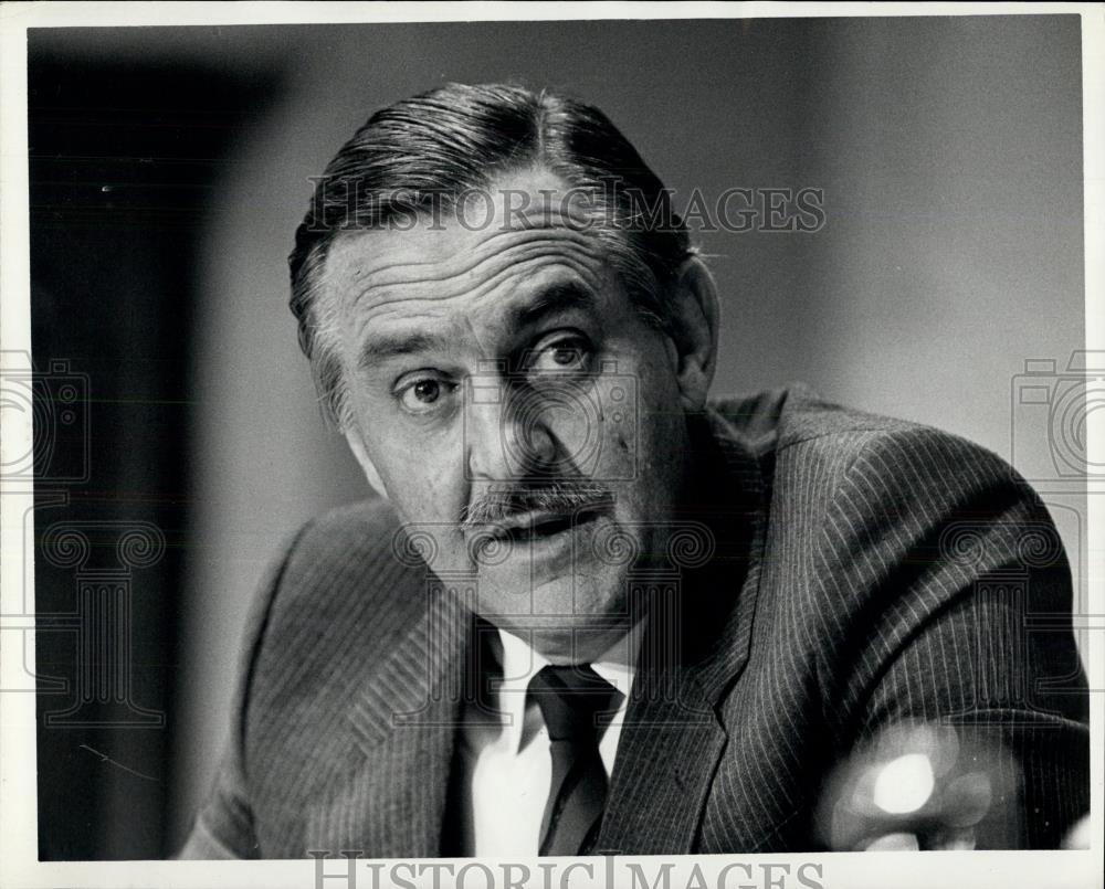 1988 Press Photo South African Foreign Minister Roelof (PIk) Frederik Botha - Historic Images