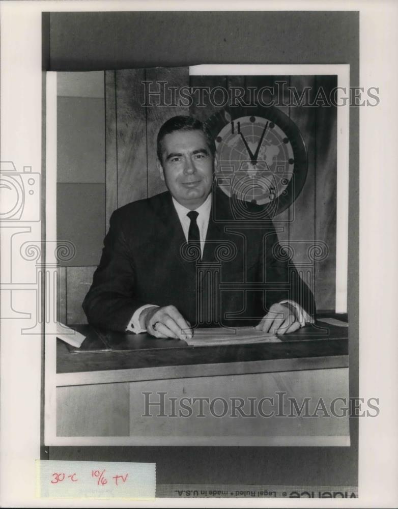 1991 Press Photo Tom Field, Early Newscaster - cvp20710 - Historic Images