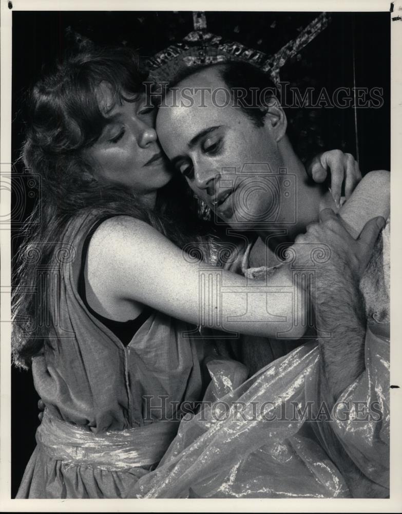 1988 Press Photo Richard Levine Eileen Ward In Philemon - cvp27052 - Historic Images
