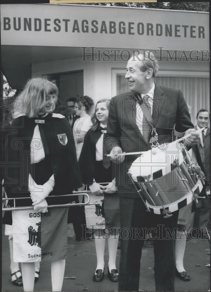 1970 Press Photo Philip Rosental on drums - Historic Images