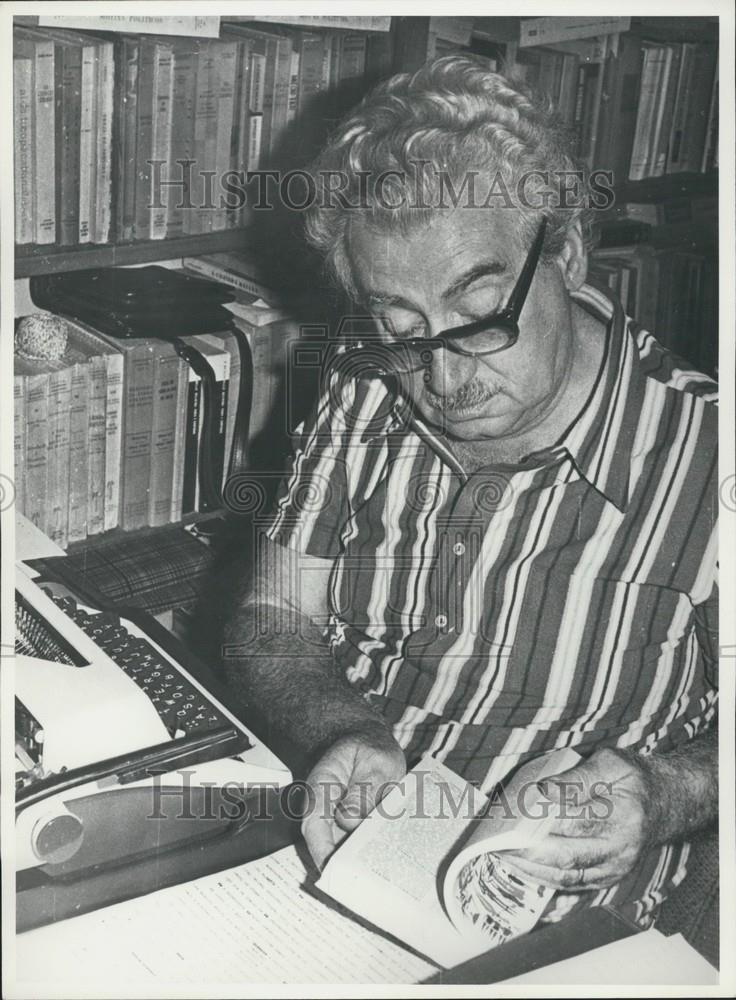 1974 Press Photo Brazilian writer Jorge Amado - Historic Images