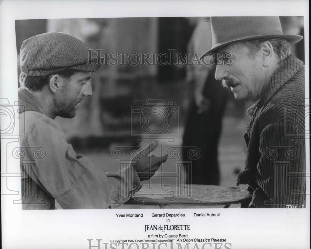 1997 Press Photo Daniel Auteuil and Yves Montand in Jean de Florette - cvp23107 - Historic Images