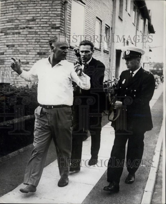 1965 Press Photo Norn in Lee Rune in custody for murder - Historic Images