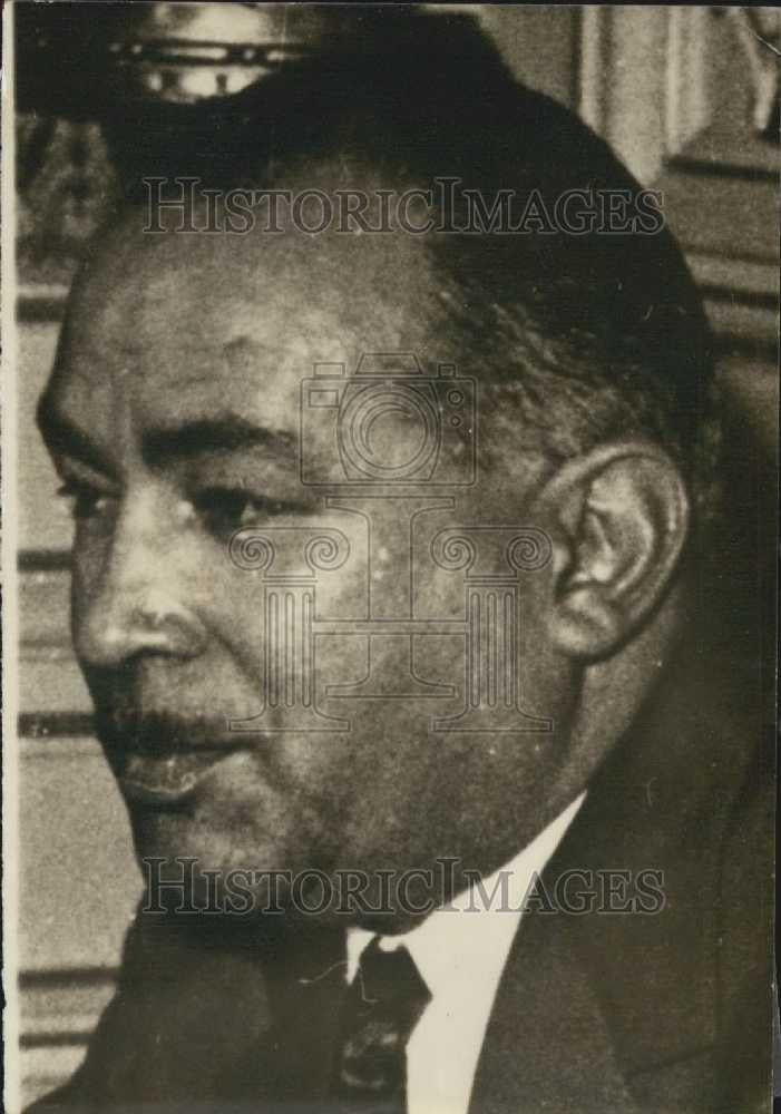 1962 Press Photo Mr Mali Sabry, Egyptian Minister of Affairs - Historic Images