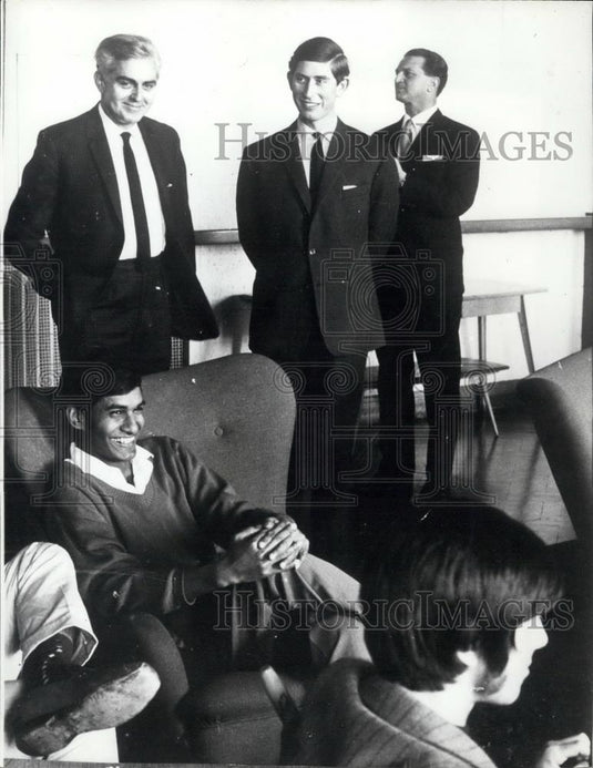 Press Photo Prince of Wales at University College of Wales - Historic Images
