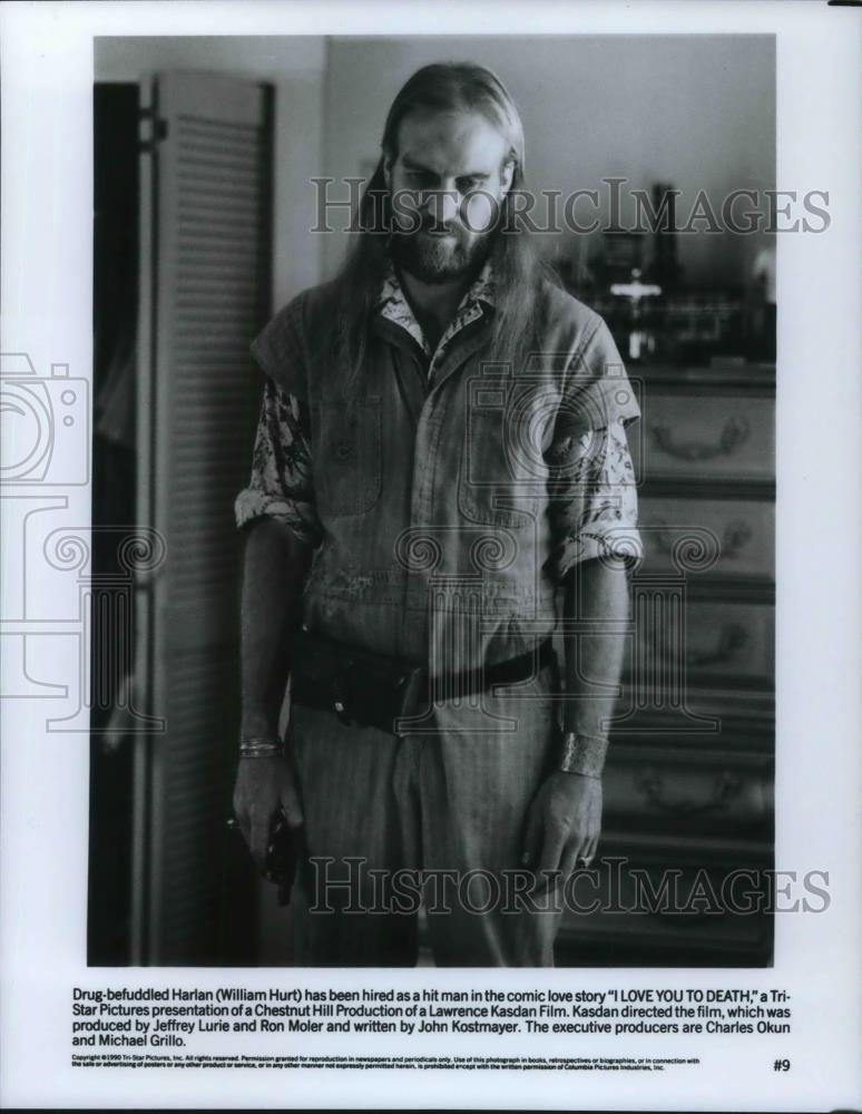 1991 Press Photo William Hurt in "I love You to Death" - cvp24214 - Historic Images