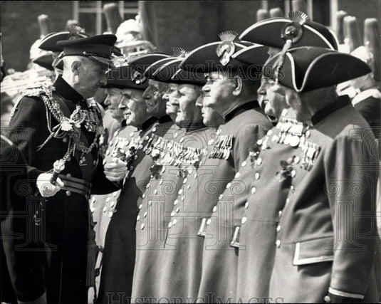 1968 Press Photo FounderÃ¢â¬s Day Parade Royal Hospital Chelsea - Historic Images