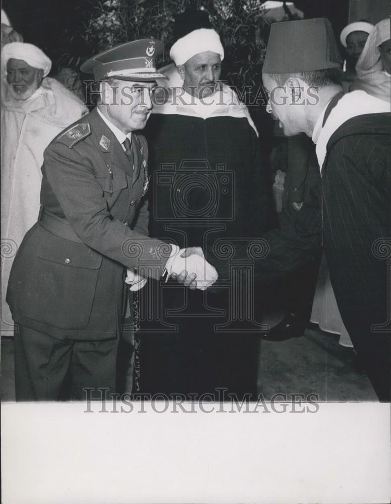 1954 Press Photo Tetuan anti-french demonstrations - Historic Images