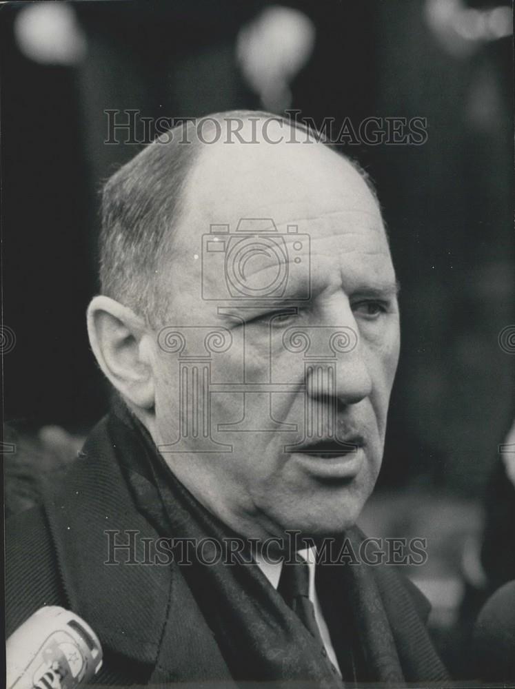 1971 Press Photo Dutch Minister of Foreign Affairs Joseph Luns - Historic Images