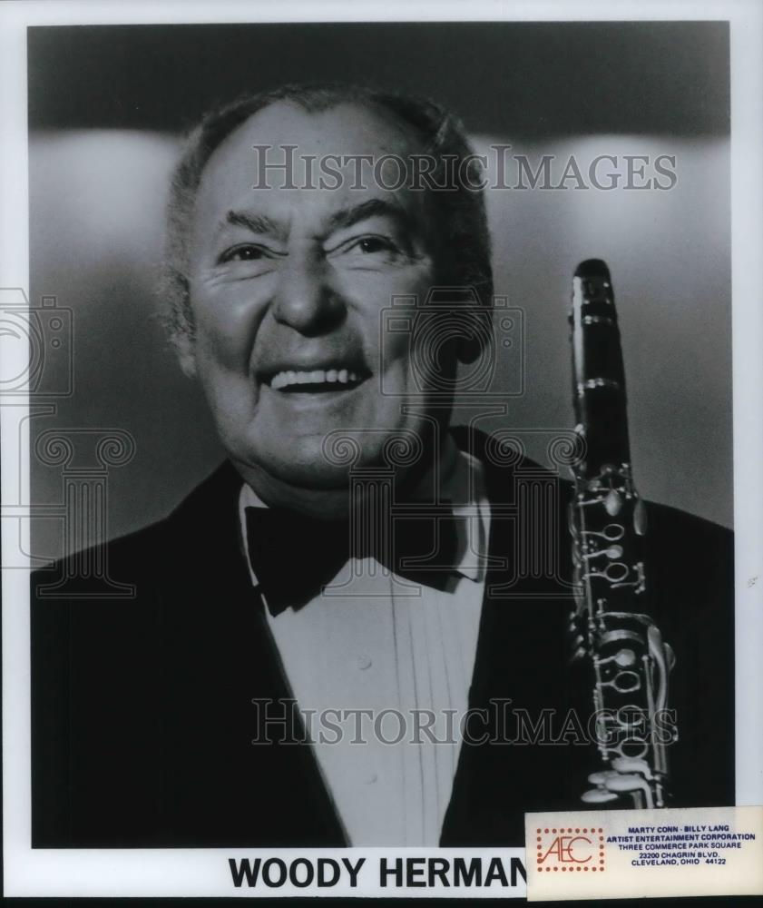 1986 Press Photo Woody Herman Orchestra - cvp22032 - Historic Images