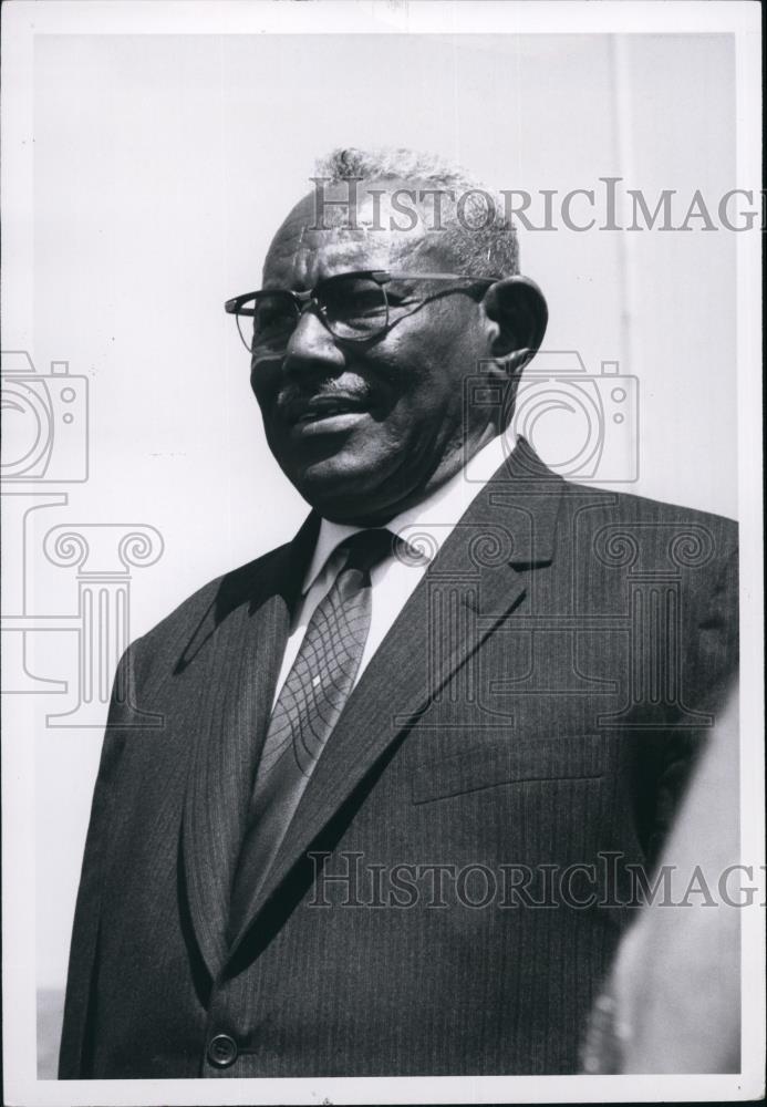 1969 Press Photo Ismail El Azhary,Sudan Pres - Historic Images