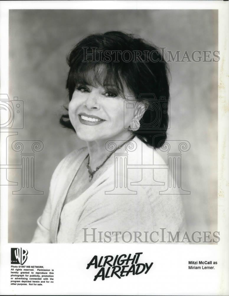 1997 Press Photo Mitzi McCall as Miriam Lerner in Alright Already - cvp22455 - Historic Images