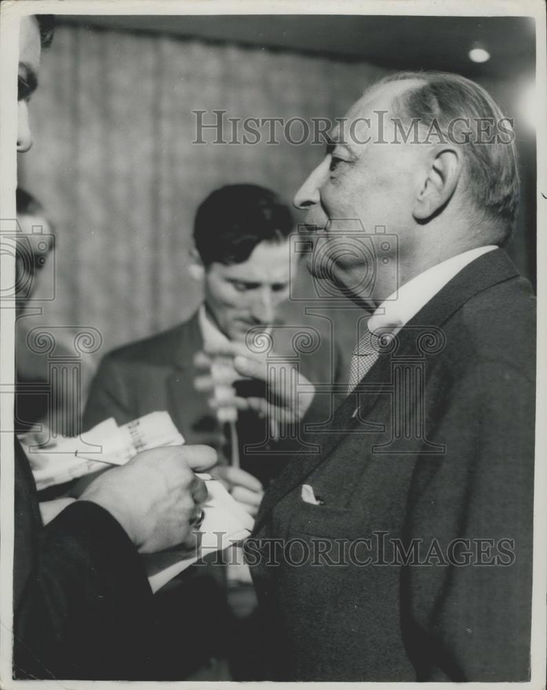 1962 Press Photo Zdenek Fierlinger, Speaker of the Czech Parliament - Historic Images