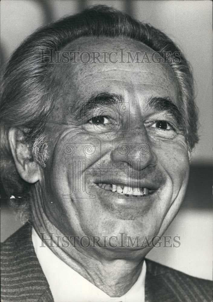 1978 Press Photo Shimon Peres Leader of the Labor Opposition of Israel - Historic Images