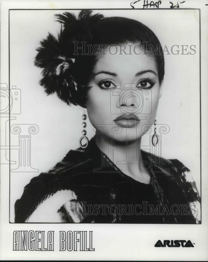 1983 Press Photo Angela Bofil American R&amp;B Jazz Singer and Songwriter - Historic Images