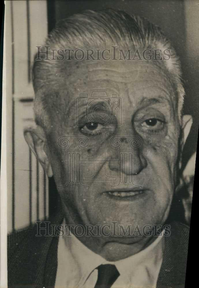 1966 Press Photo Arturo Illia President of the Argentinian Republic - Historic Images