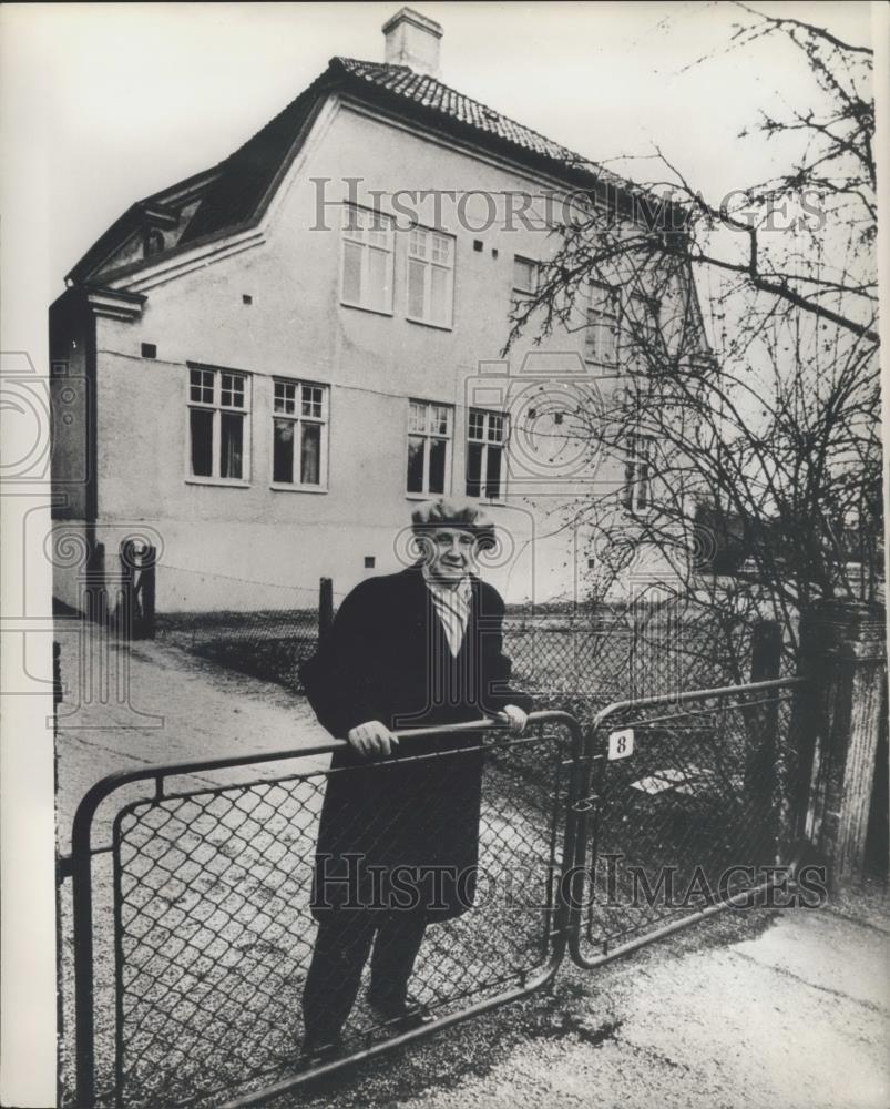 Press Photo Swedish Inventor Baltazar Von Platen Inventor of Refrigerator - Historic Images