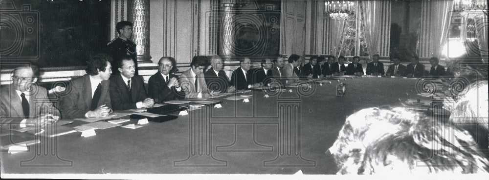 Press Photo Council of Ministers of the Socialist Government - Historic Images