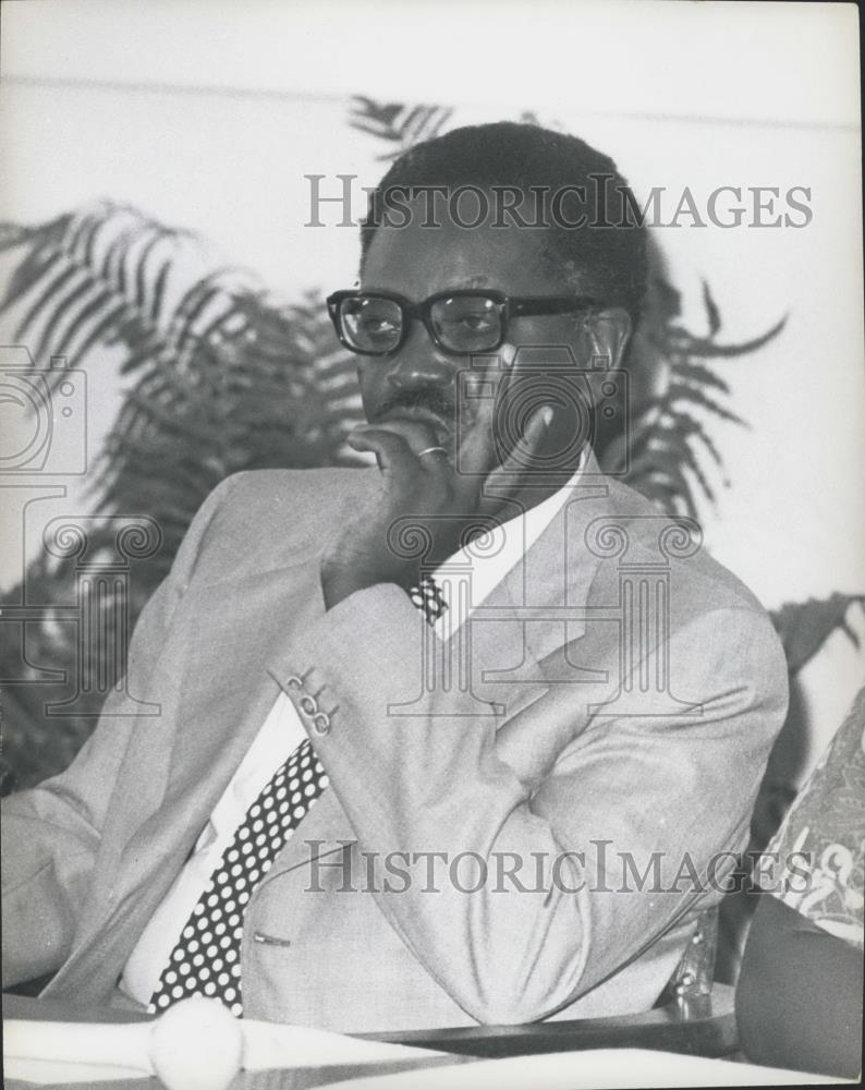 Press Photo Dr. Antonio Agostinho Neto, Head of MPLA, Angola - Historic Images