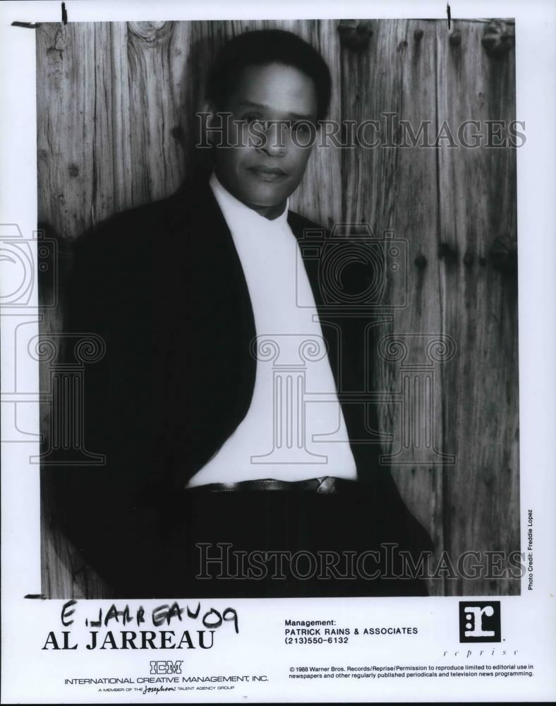 1981 Press Photo Al Jarreau Funk Soul Jazz Singer and Musician - cvp25588 - Historic Images