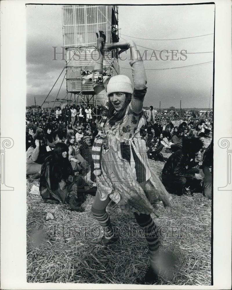 1972 Press Photo Rock Festival Lincoln, England - Historic Images