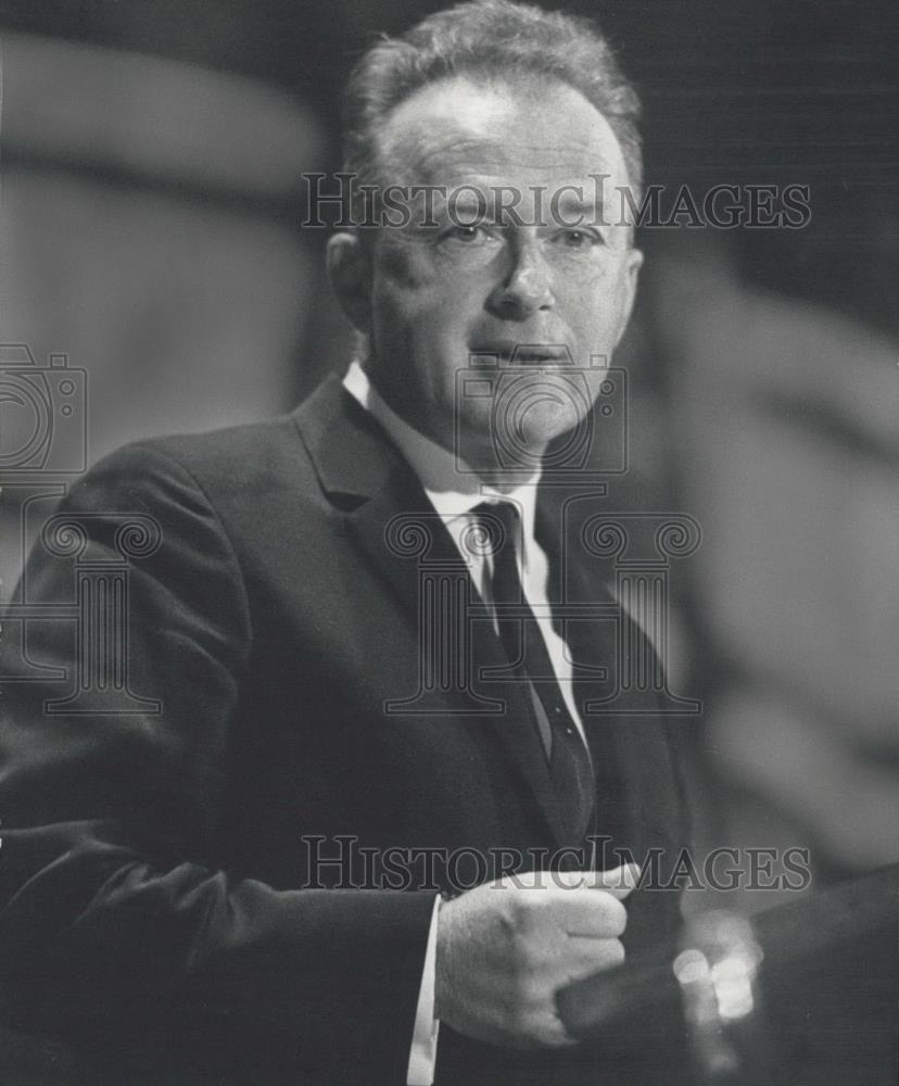 Press Photo Israel Army Chief of Staff Isaac Rabin - Historic Images