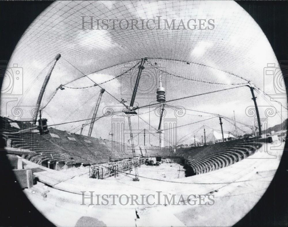 1971 Press Photo Hall For Different Uses On The Munich Olympic Grounds - Historic Images