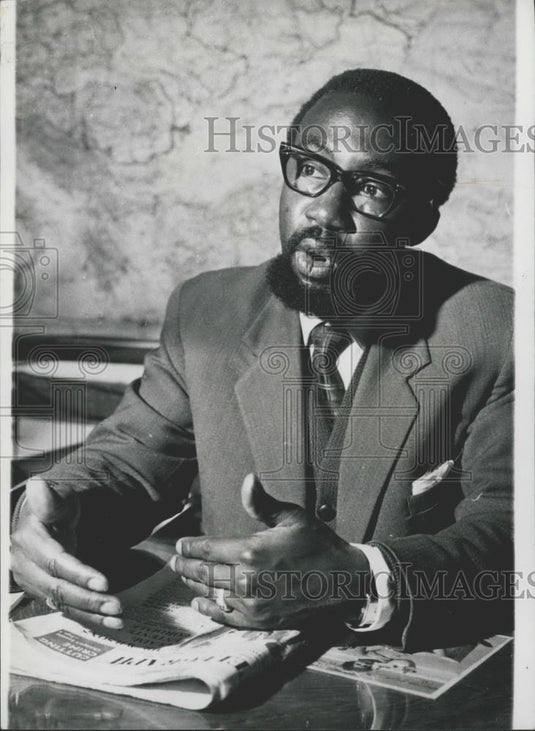 1965 Press Photo Mr. George David,Progressive Party member in British Guinea - Historic Images