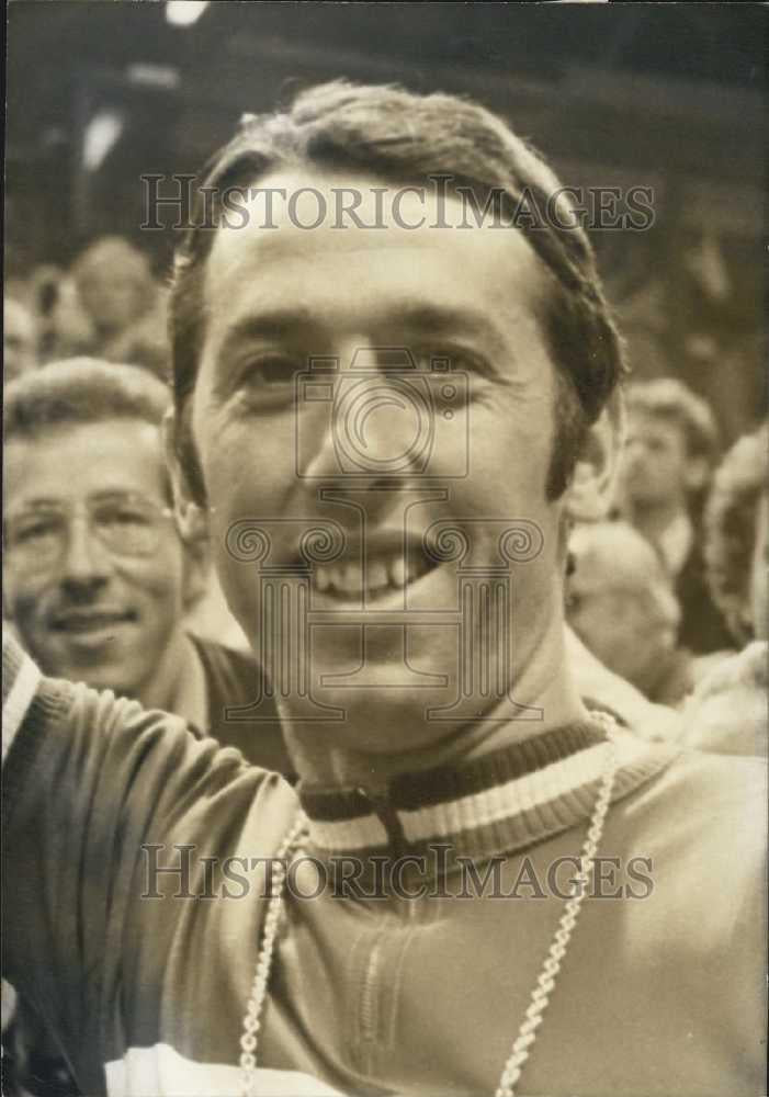 1977 Press Photo Daniel Morelon,champion cyclist in the Olympics - Historic Images