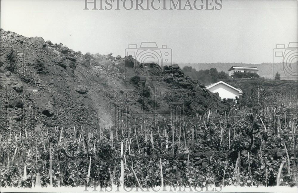 1971 Press Photo Mount Etna - Historic Images