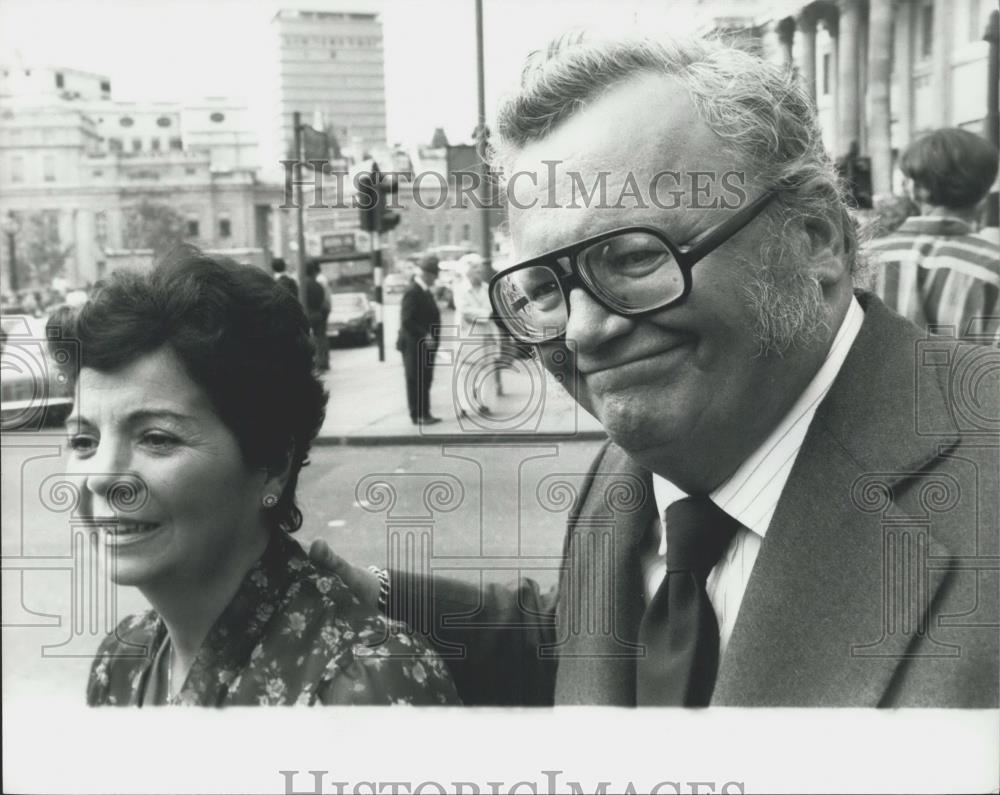 1980 Press Photo Harry Secombe, and his wife - Historic Images