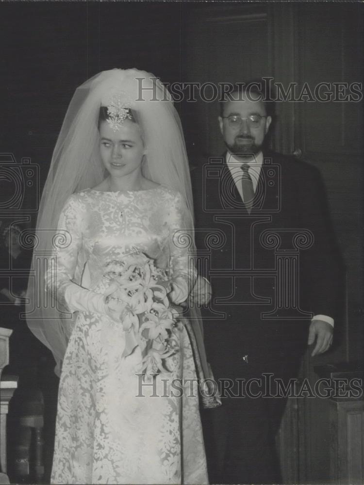 1964 Press Photo Pisani&#39;s Daughter Weds - Historic Images