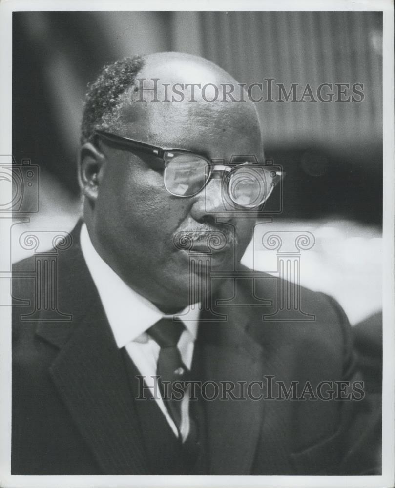 1970 Press Photo Prince Makhosini, Premier of Swaziland, At The United Nations - Historic Images