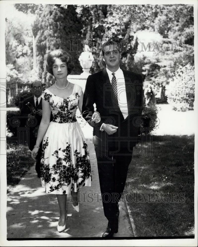 1962 Press Photo Don Juan &amp; Princess Sophia - Historic Images