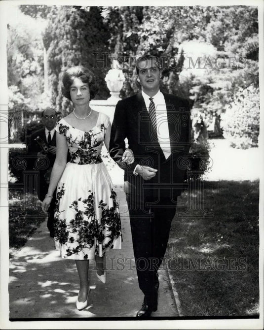 1962 Press Photo Don Juan & Princess Sophia - Historic Images