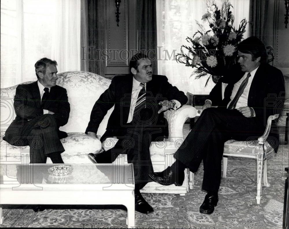 1977 Press Photo Sec of State Vance,S Afr Min Pik Botha &amp; Brit David Owen - Historic Images