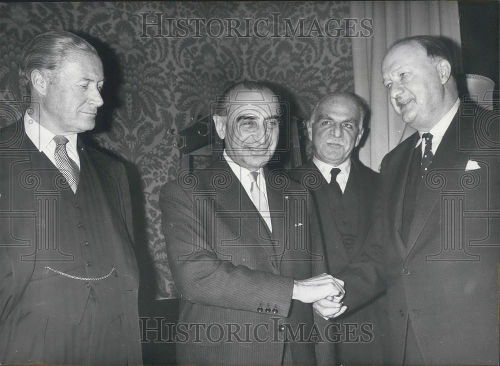 1964 Press Photo Greek Palamas and Mr. R. A. Butler - Historic Images