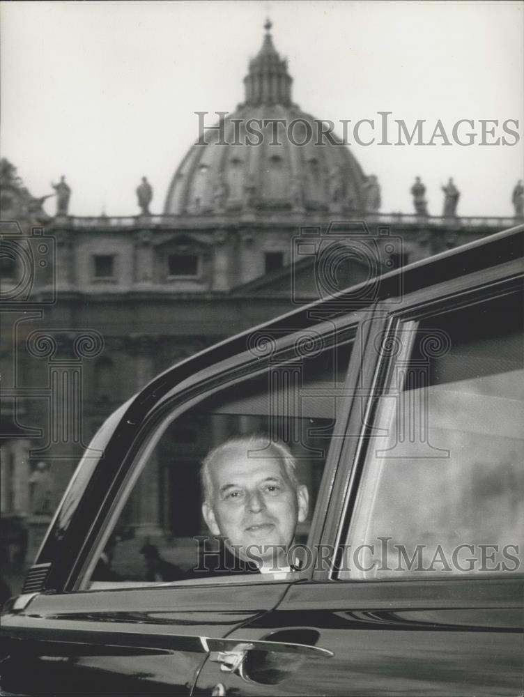 Press Photo Bishop Lichtenberg, The Vatican - Historic Images