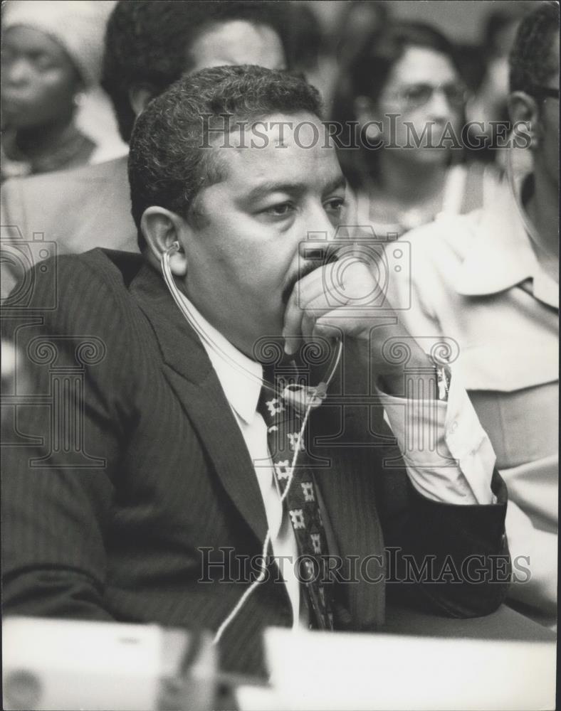 Press Photo Pedro Verona Pires Prime Minister of Cape Verde Islands - Historic Images