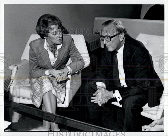 1979 Press Photo Lord Carrington & Canadian Foreign Min. Flora MacDonald - Historic Images