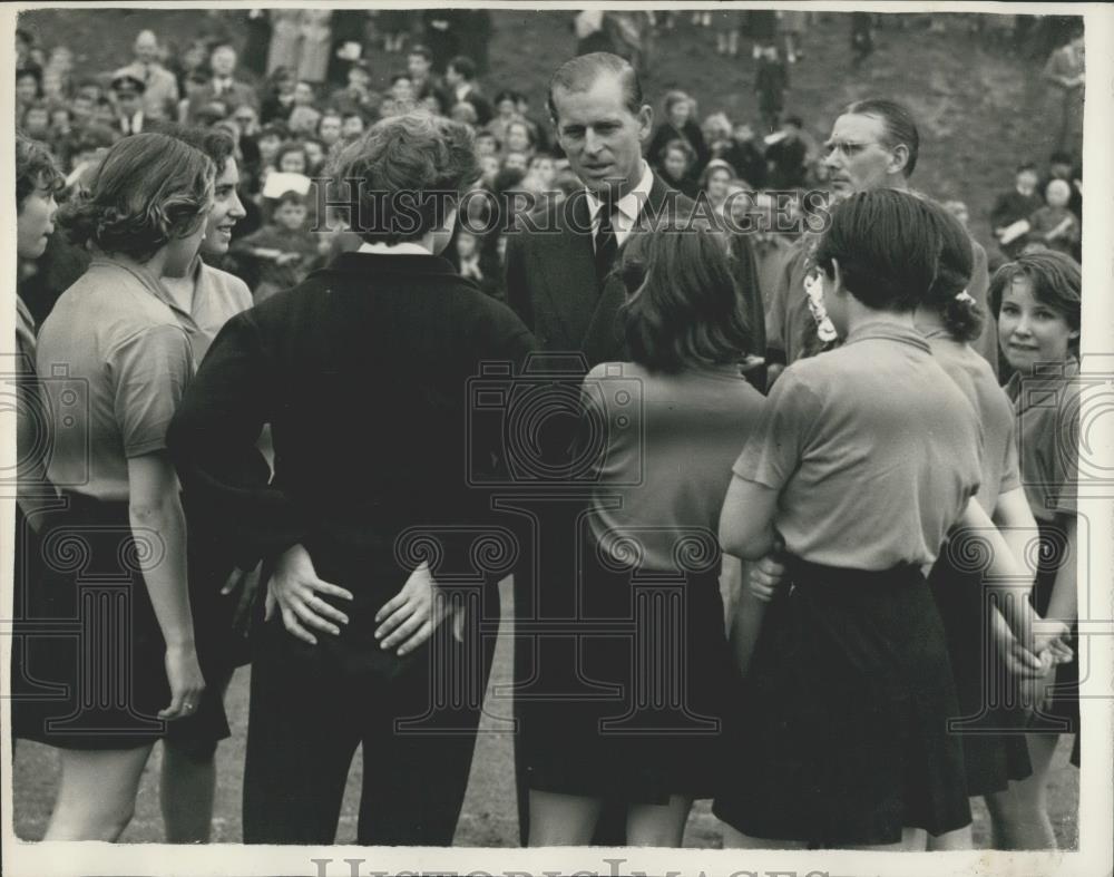 1955 Press Photo H.R.H. The Duke of Edinburgh - Historic Images