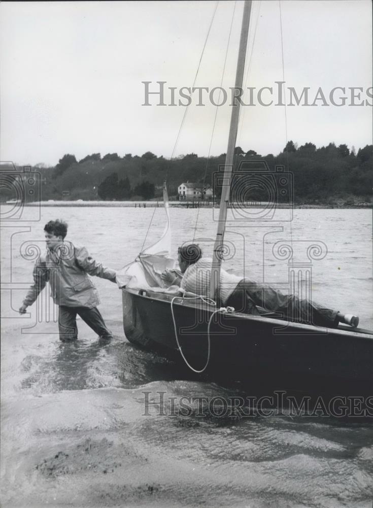 Press Photo George, Andrew, Olympic Training - Historic Images