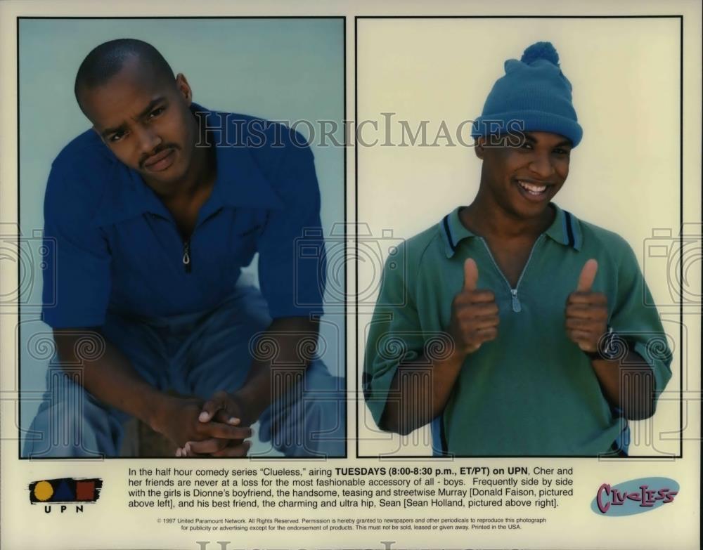 Press Photo Donald Faison and Sean Holland in CLUELESS - cvp24980 - Historic Images