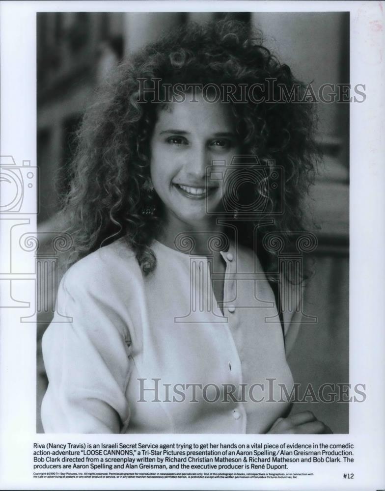 1991 Press Photo Nancy Travis in&quot; Loose Cannons&quot; - cvp22326 - Historic Images