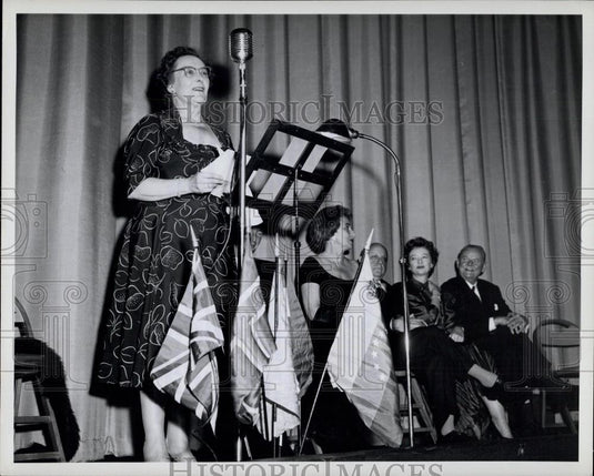 1959 Press Photo US Premiere of "Power Among Men" UN's First Feature Length Film - Historic Images