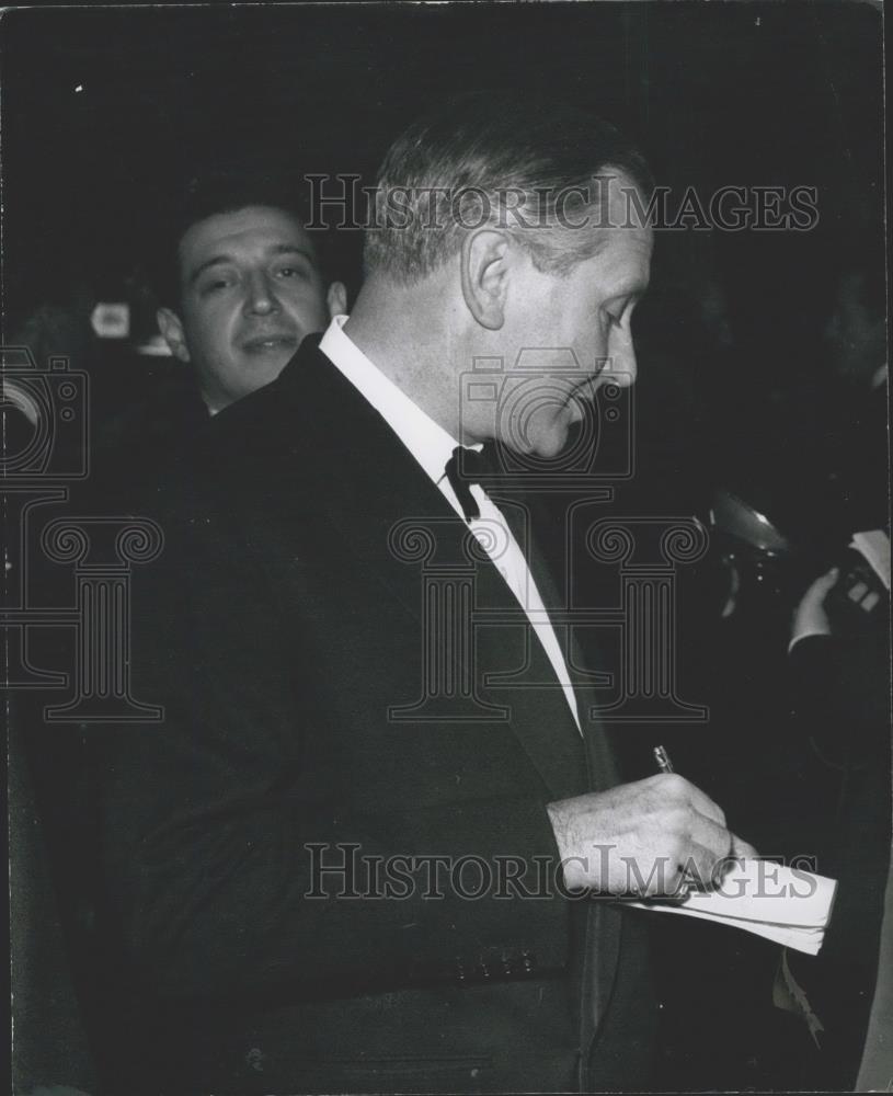 1960 Press Photo Bank of England&#39;s chief cashier ,Mr. Leslie O&#39;Brien, - Historic Images