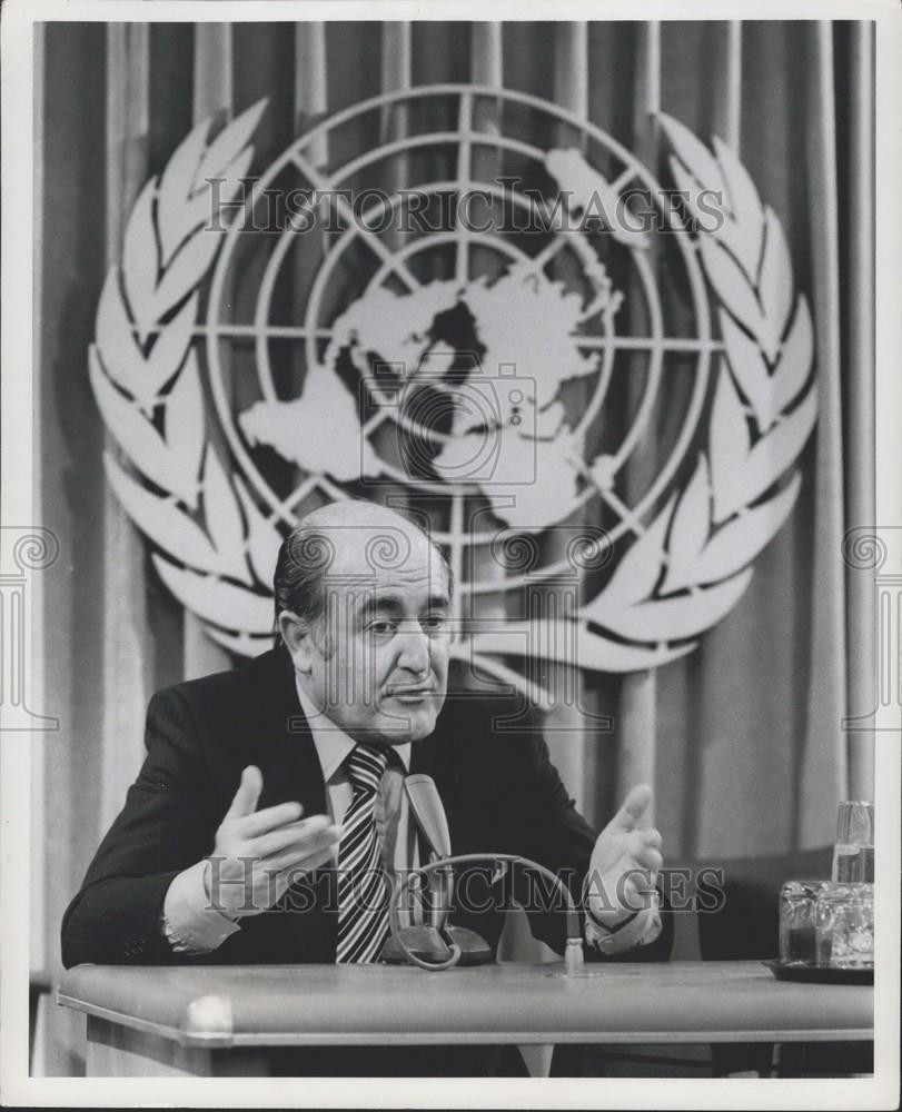 1977 Press Photo Sec Gen of Organisation of American States ,Alejandro Orfila - Historic Images